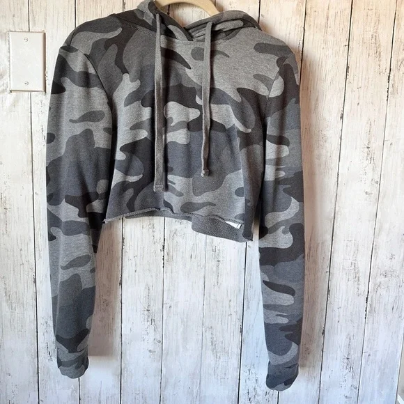 Hollister Cami Hoodie crop. For women. Size S - Picture 2 of 5